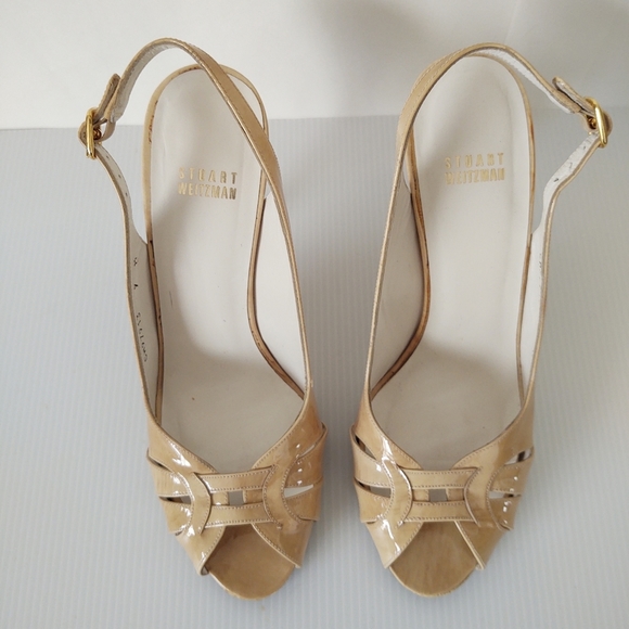 Stuart Weitzman high heel swing back shoes size 9 - Picture 6 of 7